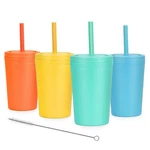 Homestockplus Reusable Wheat Straw Cups With 4 Count (pack Of 1), Multicolor New. Price: $26.62.