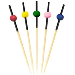 Bamboomn - Round Colorful Cocktail Appetize Ball Picks Skewers 2.75" Long New. Price: $51.59.