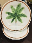 Florida Marketplace Royal Palm Set Of 3 - 8" Plates Used. Price: $25.00.
