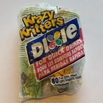 Vintage Dixie Krazy Kritters Disposable Cups Open Bag 7OZ Used. Price: $17.50.