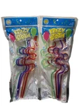 Krazy Straws Assorted Colors Fun Time International 10" New Pk 12 Total. Price: $8.99.