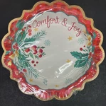 Pioneer Woman Paper Dessert Plates Comfort & Joy 8" Holiday Christmas 12 Count New. Price: $12.00.