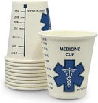 1000 Solo Graduated Medicine Cups Oz. Medical Print Wax Coated Paper R3-43107 New. Price: $95.00.