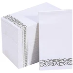 Disposable Silver Dinner Napkins - 200 Pack Soft & Absorbent New. Price: $33.59.