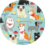 Dog Party Animal Pet Puppy Cute Kids Birthday 7" Paper Dessert Plates New. Price: $9.99.