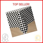 Giftexpress 2-PACK Black & White Checkered Flag Tablecloth Plastic Party Favor New. Price: $9.28.