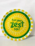 Melamine Plate Live Your Zest Life 12 Serving Platter Decor Crofton 2019 Lemon New. Price: $14.19.