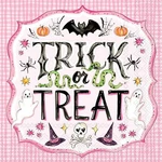 Boston International - Pink Trick Or Treat Cocktail Napkin C400034 New. Price: $11.00.