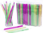 100PACKS Plastic Straws Disposable Individually Wrapped 12X210MM, Colorful New. Price: $18.84.