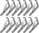 12 Pcs Picnic Clips For Outdoor Tables, Premium Silver New. Price: $7.70.