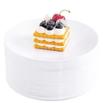 Hioasis 100PCS White Plastic Plates For Party - 7.5" Dinner Disposable... New. Price: $46.68.