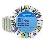 Basics Ultra Paper Plates, Inch, Disposable, 100 Count, Packaging May Vary New. Price: $19.88.