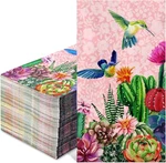 Anydesign 100PCS Bird Guest Napkins 3 Ply Disposable Pink Cactus Flower New. Price: $23.23.