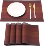 Heloho Halloween Christmas Red Placemats Set Of 4 Kitchen Table Washable New. Price: $19.99.