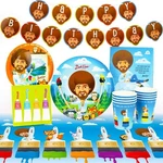 Bob Ross Friends Birthday Party Supplies Pack 66 Pieces Serves 8 Guests New. Price: $43.99.