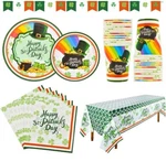 Gatherfun St Patrick Day Party Supplies Serve 25 Green Shamrocks Disposable New. Price: $15.99.
