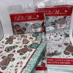 The Pioneer Woman Christmas Gingerbread Paper Napkins 2 Pkg Tablecloths 54X108 New. Price: $18.00.