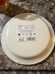 Unique Party Round Paper Dinner Plates Silver Inch 16 Ct 5/8 New. Price: $10.00.