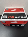 Members Mark Heavy Duty Paper Food Trays 2 Lbs 750 Ct. Nib New. Price: $24.99.