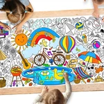 Gatherfun Giant Coloring Poster For Classroom - 31.5X72 Versatile Summer Acti... New. Price: $17.34.