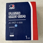 Jolly Chef 500 Pack Plastic Shot Glasses 1 Oz Disposable Cups New. Price: $17.99.