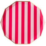Bonjour Fete Midnight Blue Stripe Paper Plates 10.75IN Pack 8 Party New. Price: $17.50.