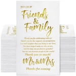 Hotop 100 Packs Wedding Napkins & Mrs Dinner Gold For Reception Disposable... New. Price: $28.78.