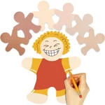 60 Pcs Multiple Color People Paper Multicultural Creative To Cre... New. Price: $16.53.