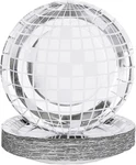 25P Disco Plates Disposable Ball Paper For 70'S Party New. Price: $11.98.