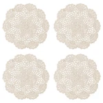 Wllhyf 4 Pack Vintage Crochet Doilies Inches Round Cotton 8IN, Beige New. Price: $12.78.