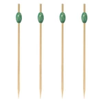 Bamboomn - Green Bead Food Cocktail Appetizer Dessert Skewers Picks New. Price: $22.59.