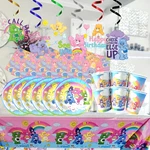 Care Bears Table Balloon Cake Banner Birthday Party Decoration Supplies New. Price: $10.99.