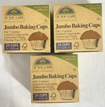 If You Care Jumbo Baking Cups Compostable Unbleached Tfc 3 Boxes New. Price: $8.00.