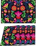 Nepnuser Mexican Day Of The Dead Placemats Set 4 Dia 12 18, Multi-color New. Price: $19.34.