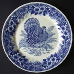 Queen's Thanksgiving Blue Dinner Plate 6413561 Used. Price: $89.95.