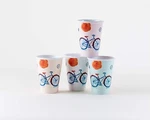 One Hundred 80 Degrees ME0361 Bike Cups 12OZ Melamine Set Of (2 X 4-PACKS) New. Price: $19.98.
