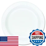 Dart 9PWCR White Unlaminated Foam Plate Case Of 500 New. Price: $47.02.