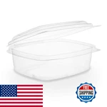 Vegware Compostable 12OZ Hinged Clear Deli Containers Case Of 300 Plastic New. Price: $187.74.