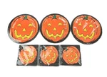 Designware Halloween Pumpkin Plates 9" Diameter Napkins Jack Lantern Paper Lot New. Price: $7.96.