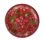 Amscan Awesome 7'' Holiday Poinsettia Round Plates, 8 Pieces New. Price: $12.99.