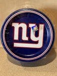 New York Giants Nfl Dinner Paper Plates, 10", 85 Ct. Licensed Football Party. Price: $19.99.