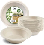 Pami 100% Biodegradable Sugarcane Bowls Pack Of 50 12 Oz. Natural Compostable New. Price: $15.99.