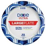 Dixie Ultra, Large Paper Plates, 11 Inch, 25 Count, 3X Stronger*, Heavy Duty,... New. Price: $11.68.