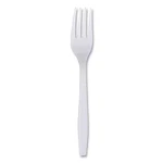 White Heavyweight Wrapped Disposable Polypropylene Forks (1,000-CARTON) New. Price: $29.69.