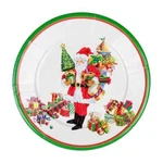 Caspari Round Paper Dinner Plates, Mr. Claus - 2 Packs (18130DP) New. Price: $25.00.