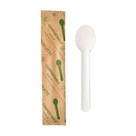 Eco-products Compostable 6.5" Paper Spoons, Case Of 1000, Disposable White Ind New. Price: $79.59.