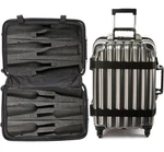Vingardevalise Grande Wine Suitcase 12-BOTTLE Travel Luggage Hard Shell Silver New. Price: $299.00.