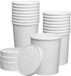 Gusto 32 Oz. - 25 Count White Paper Food Containers With Vented Lids Go Ho New. Price: $30.95.