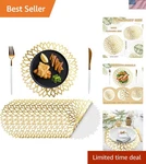 100 Pack Disposable Paper Placemats Bulk 13 Inch Charger Part... New. Price: $40.38.