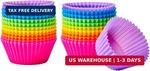 Amazon Basics Reusable Non-stick Silicone Baking Cups, Bpa Free, Dishwasher Safe New. Price: $19.01.